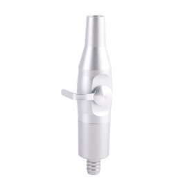 Dental Saliva Swivel Suction Valve Adjustable Aluminum Professional Dental Strong Suction Handle Gray
