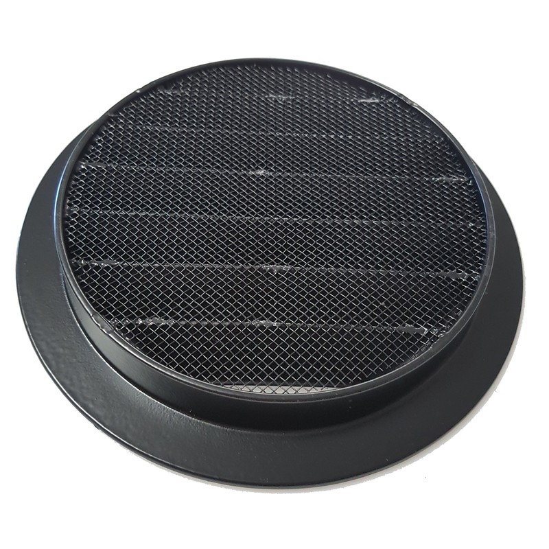 Weather protection grille black/grey DN: 100 125 150 160 200