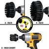Ultra Stiff Drill Powered Cleaning Brush Set - Heavy Duty
