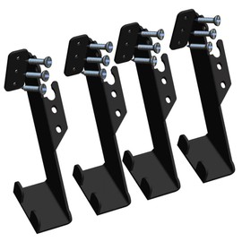 Chainsaw Holder Wall Mount Heavy Duty,Black Chainsaw Wall Mount,Chainsaw Hanger,Shed Organizer,Black Tool Holder Wall Mount,Tool Hanger,Four Chainsaw Rack Storage