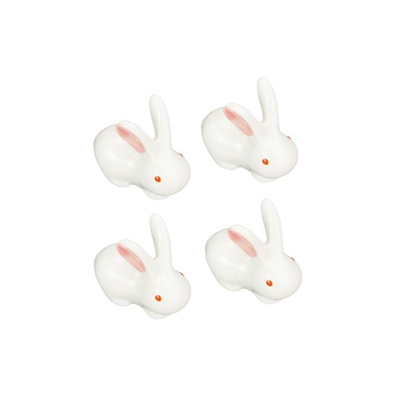 te-buruuxeai-suto Chopstick Rest Cute Rabbit Pink Ears Rabbit 4 Two