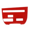 Console Trim Sticker Carbon Fiber CD Player Interior Accessories Fit