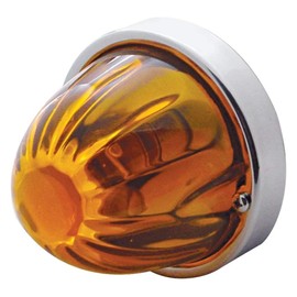 UNITED PACIFIC 32153 Truck Cab Light Conversion Kit, Grakon 1000 Style, Amber Lens, with Watermelon Glass Lens & 1157 Base