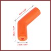HEROFFIX Universal Orange Gear Shift Shifter Boot Protector Cover Rubber