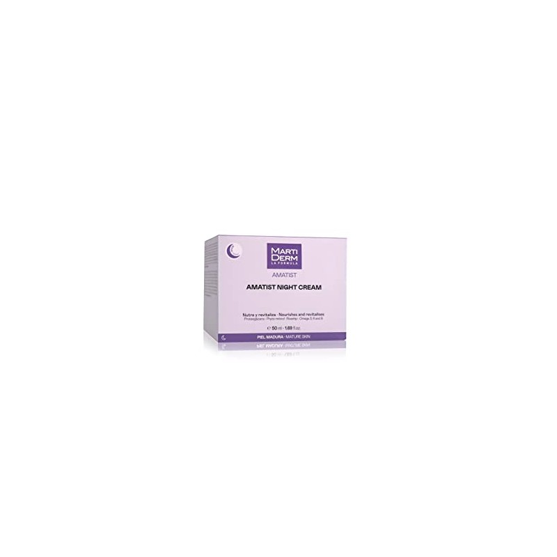 MartiDerm Night Cream Amatist, Nutre y Revitaliza, Pieles Maduras 50ml
