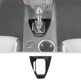 JWWY - Panel de engranajes, cambio de cambio, transmisión, palanca selectora, panel de palanca, ajuste para Ford Mustang 2024 en accesorios interiores, fibra de carbono (auto)