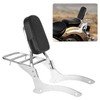 DSISIMO Motorcycle Rear Backrest Sissy Bar With Luggage Rack Compatible