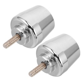1 Pair Motorcycle Handlebar Weights - M6 Bar End Plugs for Vibration Damping - Heavy Metal Handlebar End Caps for Motorcycles, Dirt Bikes, Scooters and Motorcycles