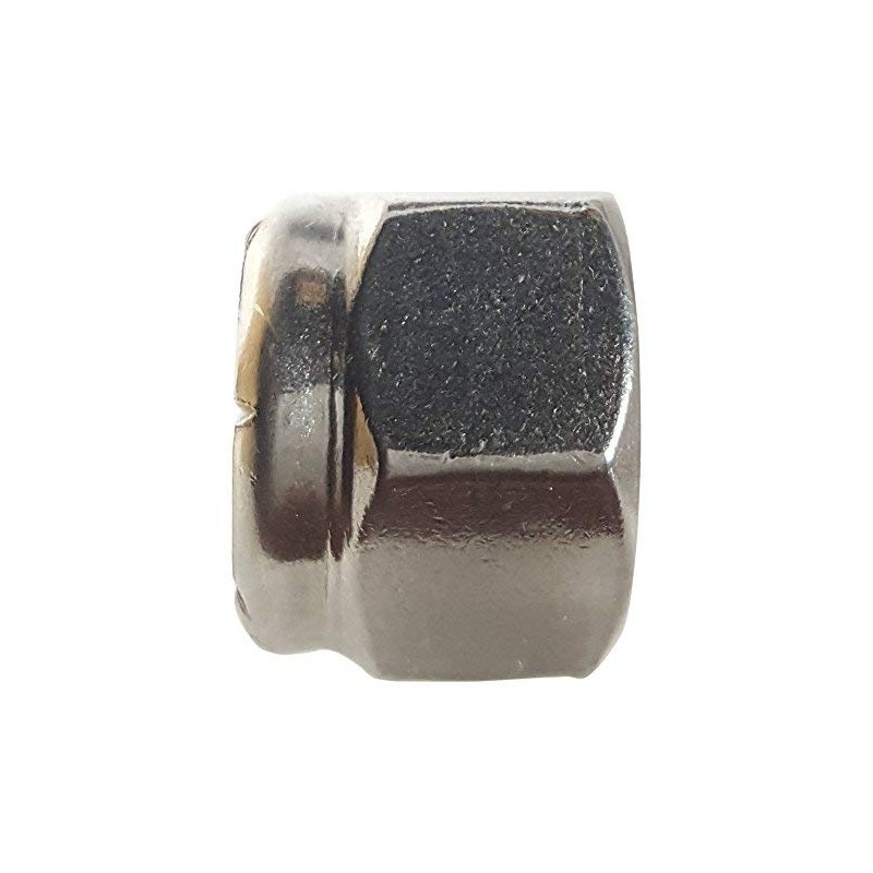 Fastenere Nylon Insert Hex Lock Nuts - 6/32" (100-Pack) Stainless