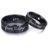 AONEW Lock Key Couple Ring Love Always Matching Promise Wedding
