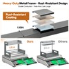 2-Pack Under Sink Organizers and Storage,2-Tier L Shape Pull Out