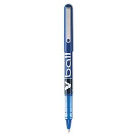 PILOT VBall Liquid Ink Rolling Ball Stick Pens, Extra Fine Point, Blue Ink, 12-Pack (35201)