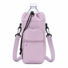 Water Bottle Carrier Bag for Travel – Insulated Nylon Crossbody