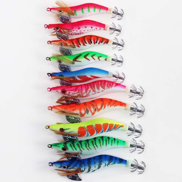 A20egi2025h10D Set of 10 Egi 2.0 / No. 2.5 Egi