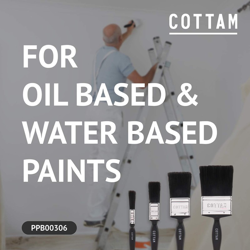 COTTAM Paint Brush Set | 0.5, 1, 2 & 3
