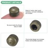 M METERXITY 25-Pack Threaded Cap Nuts, M5x11mm Screw Caps for