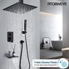 RTOBWEYE 10 Inch Shower Faucet Set, Ceiling Mounted Rainfall Shower