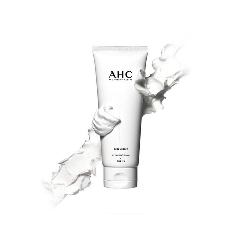 ahc 프렙리셋 클렌징폼 150ml+(증정)에센스 20ml Prep Reset Cleansing Foam 150ml
