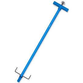 LIDZ Off Pool Skimmer Lid & Basket Removal Tool with Quick Release Handle, Durable Lightweight Pole, 31 inches x 5.75 inches, Blue