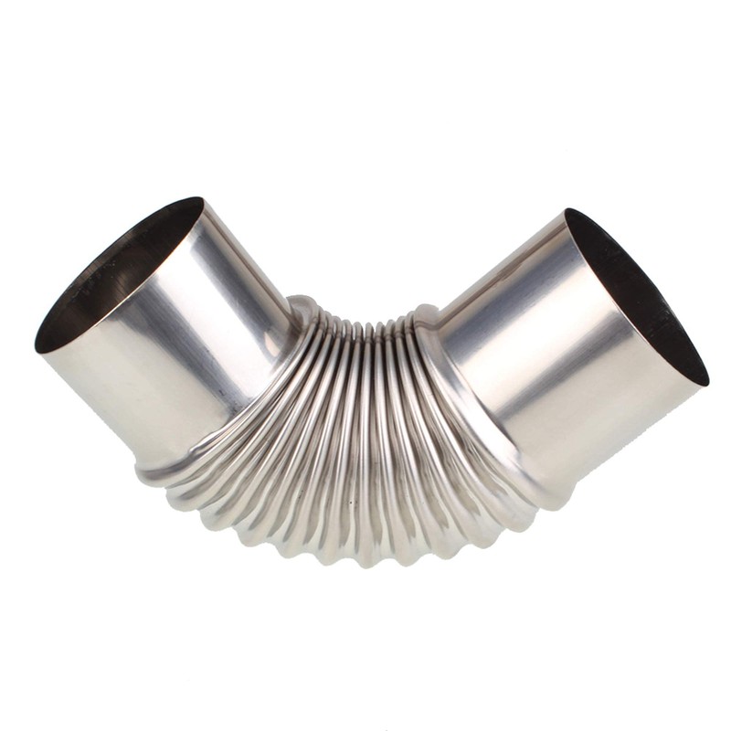 SHANOER Boiler Water Heater Stainless Steel Elbow Vent Pipe For