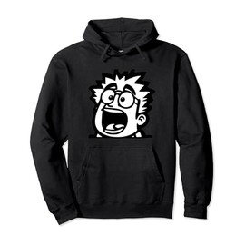Cool Funny Caricature Character Illustration Graphic Designs Pullover Hoodie