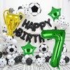 Soccer Balloons 7th Birthday Decoration for Boys, Soccer Balloons Foil