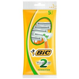 BIC 2, Packung 5, Rasiermesser mit Doppelklingen