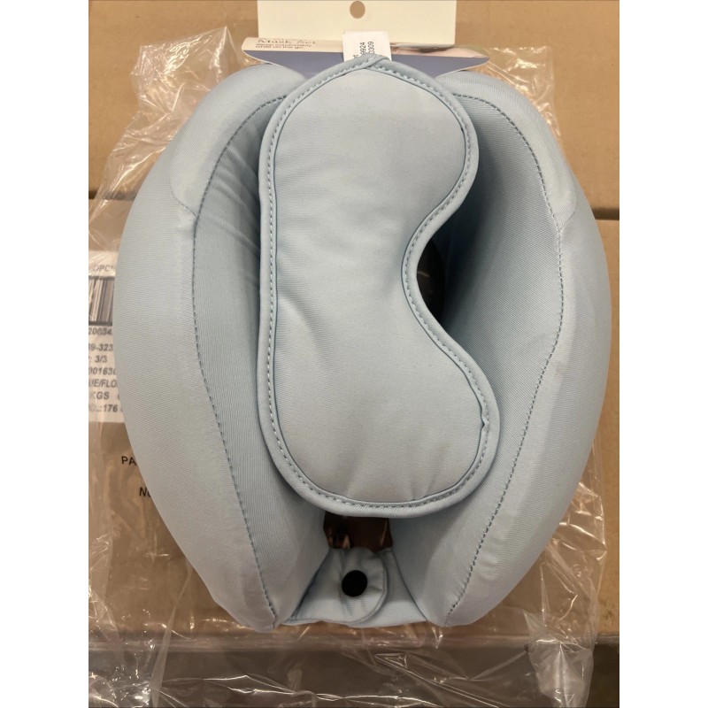 Open Story Memory Foam Travel Neck Pillow & Eye Mask