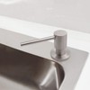 EADOT All Brass Soap Dispenser for Kitchen Sink Countertop Sink
