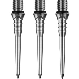 Mission Titan Pro Grooved Conversion Tips, Silver, 26 mm