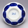 Hasamiyaki, Round Crest Joint, Kurawanka Bowl, Rice Bowl, Blue, Microwavable,
