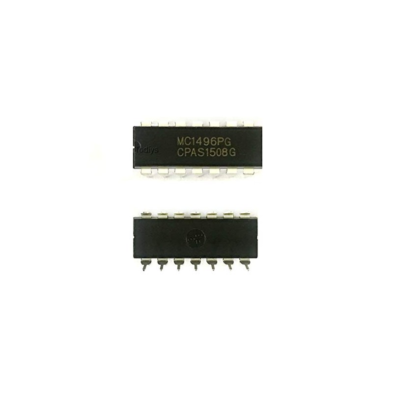 Todiys New 5Pcs for MC1496 MC1496PG DIP-14 Balanced Modulators Demodulators