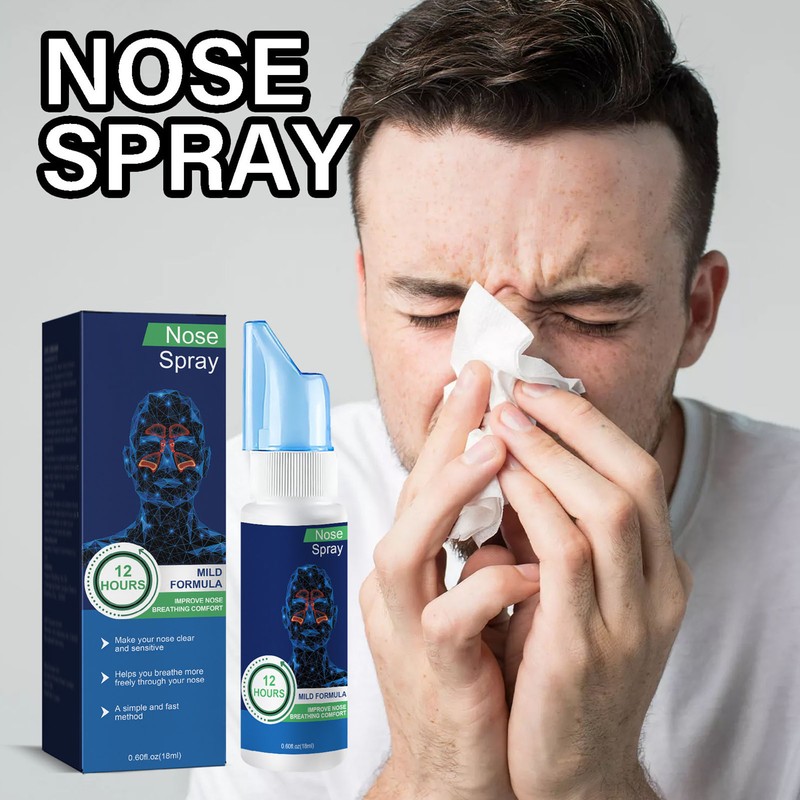 3Pcs Nasal Spray 18ml Gentle Fine Mist Allergy Relief Nose