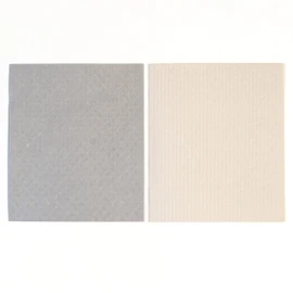 Chinchilla® Cellulose Tea Towels, Sponge Cloth, Set of 2 in Grey & White, Made in Germany, Sustainable Products & Zero Waste, Alternative Tea Towel, Reusable Kitchen Towels