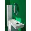 Kartell Boxy Soap Dish, Aquamarine, 10.5 x 2.4 x 10.5