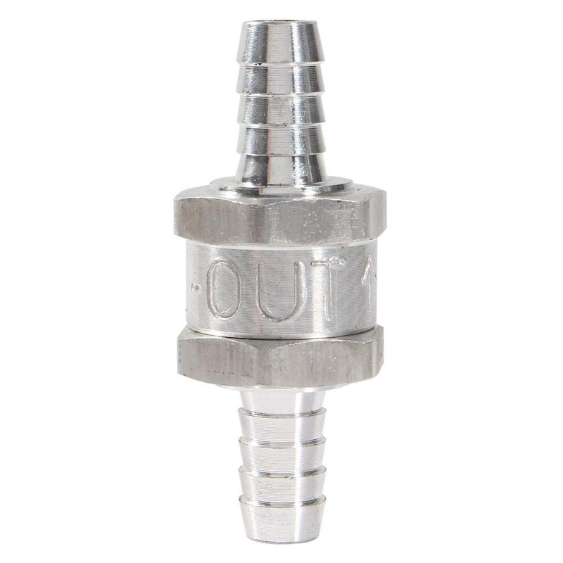 Fuel Check Valve 3/8inch Non Return One Way Valve Aluminum