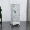 STILLCOVE Extra Large Bird Cage, Black Parakeet Cages with Rolling
