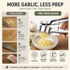 3 Pack Silver Zinc Alloy Garlic Press Manual Garlic Crusher