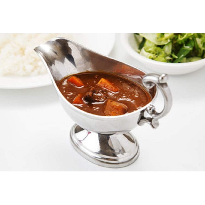 [morningplace] Stainless Steel Curry Sauce Pot Ladle Set, Stylish Cutlery