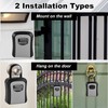 Locilot L Large Key Lock Box, 4.5”x3.7”x1.5” Waterproof Kirsite Combination