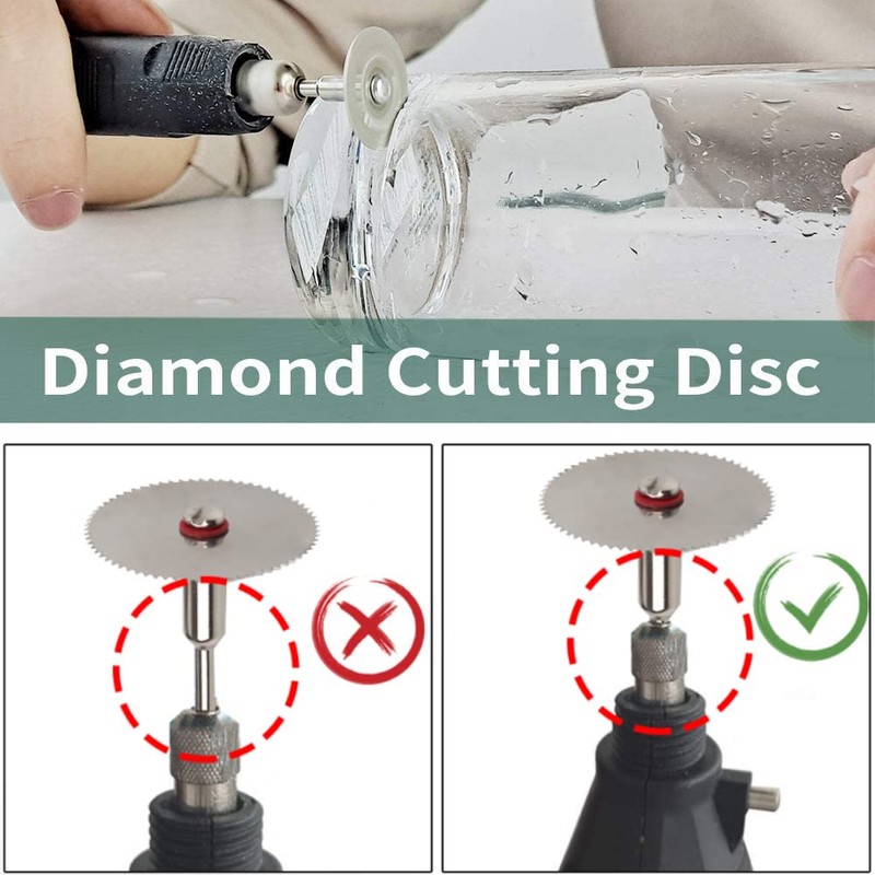 2 Sets Cutting Discs for Dremel Rotary Tool Diamond Cutting