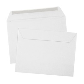 9 x 12 Booklet Envelopes - White Linen (50 Qty.)