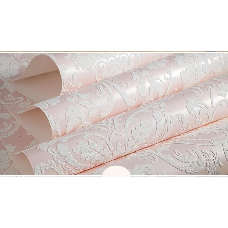 mwpqbd European 3D Wallpaper TV Background Relief Thickened Non-self-Adhesive Non-Woven