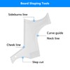 Ahier Beard Shaping Tools, 5-in-1 Beard Shaping Set with Straight