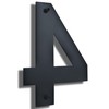 MOCAVI Design V4A Stainless Steel House Number Anthracite HS 20
