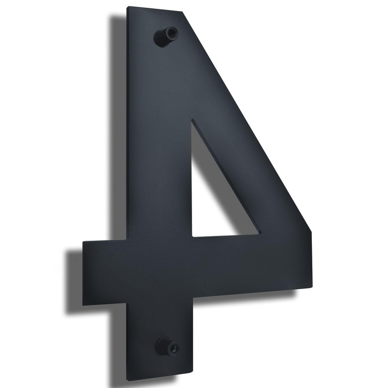 MOCAVI Design V4A Stainless Steel House Number Anthracite HS 20