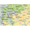 Germany Physical Map - 16.5 x 23.3 inches - Paper