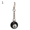 MGBISYI Ball Key Chains Eight Ball Billiards Fashion Keychain (1