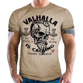 Men's T-Shirt for Viking Nordmann Keltic Fans of Norse Mythology, Nordic