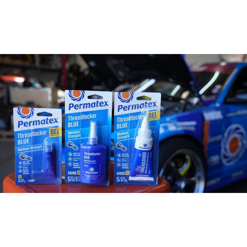 Permatex 24240 Threadlocker Blue Medium Strength,Thread Lock & Screw Glue